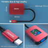 HUB USB C 4 en 1, BENFEI adaptateur USB C vers HDMI VGA, adaptateur USB Type-C vers USB, compatible pour MacBook Pro/Air, iPhone