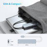 Avigers Hub USB C 7 en 1, 7 en 1, adaptateur multiport USB C avec HDMI 4K, 100 W PD, USB 3.0 et 2.0, lecteur de carte SD/TF pour