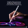 Stylo iPad pour Apple iPad 2018-2025 Stylo Touch pour Tablette iPad Pencil Rejet de Paume, Stylus Pen pour iPad 10/9/8/7, Pro 11