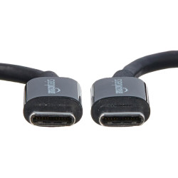 Amazon Basics Câble de Chargement Rapide USB-C vers USB-C 2.0, débit de 480 Mbit/s, certifié USB-If, pour Apple iPhone 16/15, iP