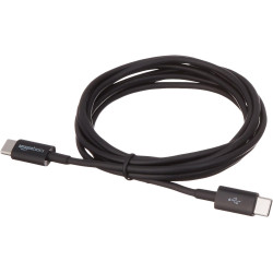 Amazon Basics Câble de Chargement Rapide USB-C vers USB-C 2.0, débit de 480 Mbit/s, certifié USB-If, pour Apple iPhone 16/15, iP