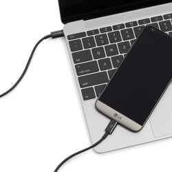 Amazon Basics Câble de Chargement Rapide USB-C vers USB-C 2.0, débit de 480 Mbit/s, certifié USB-If, pour Apple iPhone 16/15, iP