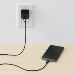 Amazon Basics Câble de Chargement Rapide USB-C vers USB-C 2.0, débit de 480 Mbit/s, certifié USB-If, pour Apple iPhone 16/15, iP