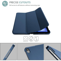 ProCase Coque pour iPad Air 11 Pouces (M3) 2025/(M2) 2024, Air 5ème 2022/4ème 2020 10.9 Pouces, Étui de Protection Anti-Chute, R