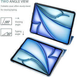ProCase Coque pour iPad Air 11 Pouces (M3) 2025/(M2) 2024, Air 5ème 2022/4ème 2020 10.9 Pouces, Étui de Protection Anti-Chute, R