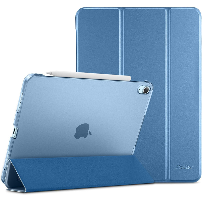 ProCase Coque pour iPad Air 11 Pouces (M3) 2025/(M2) 2024, Air 5ème 2022/4ème 2020 10.9 Pouces, Étui de Protection Anti-Chute, R