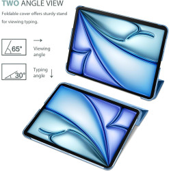 ProCase Coque pour iPad Air 11 Pouces (M3) 2025/(M2) 2024, Air 5ème 2022/4ème 2020 10.9 Pouces, Étui de Protection Anti-Chute, R