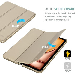 ProCase Coque pour iPad Air 11 Pouces (M3) 2025/(M2) 2024, Air 5ème 2022/4ème 2020 10.9 Pouces, Étui de Protection Anti-Chute, R