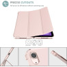 ProCase Coque pour iPad Air 11 Pouces (M3) 2025/(M2) 2024, Air 5ème 2022/4ème 2020 10.9 Pouces, Étui de Protection Anti-Chute, R