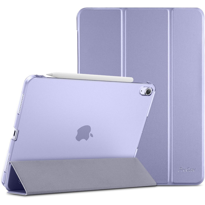 ProCase Coque pour iPad Air 11 Pouces (M3) 2025/(M2) 2024, Air 5ème 2022/4ème 2020 10.9 Pouces, Étui de Protection Anti-Chute, R