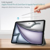 ProCase Coque pour iPad Air 11 Pouces (M3) 2025/(M2) 2024, Air 5ème 2022/4ème 2020 10.9 Pouces, Étui de Protection Anti-Chute, R