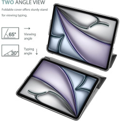 ProCase Coque pour iPad Air 11 Pouces (M3) 2025/(M2) 2024, Air 5ème 2022/4ème 2020 10.9 Pouces, Étui de Protection Anti-Chute, R