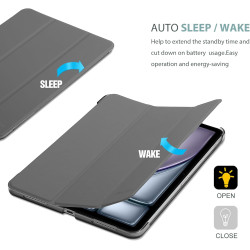ProCase Coque pour iPad Air 11 Pouces (M3) 2025/(M2) 2024, Air 5ème 2022/4ème 2020 10.9 Pouces, Étui de Protection Anti-Chute, R