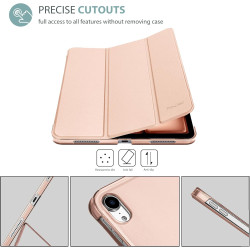 ProCase Coque pour iPad Air 11 Pouces (M3) 2025/(M2) 2024, Air 5ème 2022/4ème 2020 10.9 Pouces, Étui de Protection Anti-Chute, R