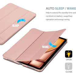 ProCase Coque pour iPad Air 11 Pouces (M3) 2025/(M2) 2024, Air 5ème 2022/4ème 2020 10.9 Pouces, Étui de Protection Anti-Chute, R