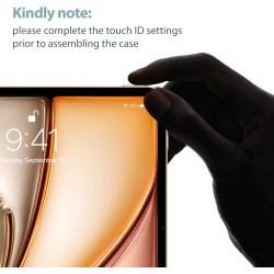 ProCase Coque pour iPad Air 11 Pouces (M3) 2025/(M2) 2024, Air 5ème 2022/4ème 2020 10.9 Pouces, Étui de Protection Anti-Chute, R