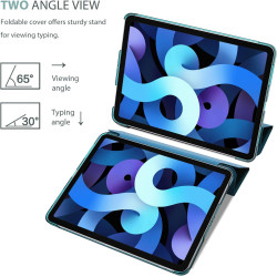 ProCase Coque pour iPad Air 11 Pouces (M3) 2025/(M2) 2024, Air 5ème 2022/4ème 2020 10.9 Pouces, Étui de Protection Anti-Chute, R