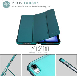 ProCase Coque pour iPad Air 11 Pouces (M3) 2025/(M2) 2024, Air 5ème 2022/4ème 2020 10.9 Pouces, Étui de Protection Anti-Chute, R