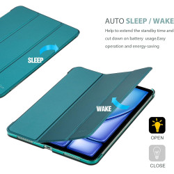 ProCase Coque pour iPad Air 11 Pouces (M3) 2025/(M2) 2024, Air 5ème 2022/4ème 2020 10.9 Pouces, Étui de Protection Anti-Chute, R