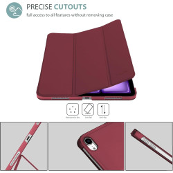 ProCase Coque pour iPad Air 11 Pouces (M3) 2025/(M2) 2024, Air 5ème 2022/4ème 2020 10.9 Pouces, Étui de Protection Anti-Chute, R