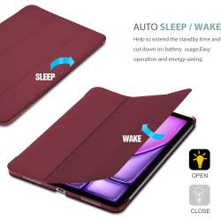 ProCase Coque pour iPad Air 11 Pouces (M3) 2025/(M2) 2024, Air 5ème 2022/4ème 2020 10.9 Pouces, Étui de Protection Anti-Chute, R