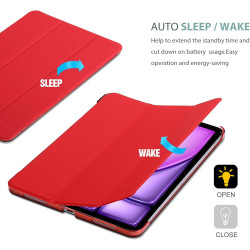 ProCase Coque pour iPad Air 11 Pouces (M3) 2025/(M2) 2024, Air 5ème 2022/4ème 2020 10.9 Pouces, Étui de Protection Anti-Chute, R