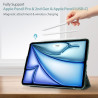 ProCase Coque pour iPad Air 11 Pouces (M3) 2025/(M2) 2024, Air 5ème 2022/4ème 2020 10.9 Pouces, Étui de Protection Anti-Chute, R