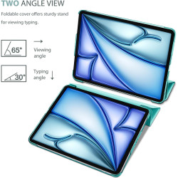ProCase Coque pour iPad Air 11 Pouces (M3) 2025/(M2) 2024, Air 5ème 2022/4ème 2020 10.9 Pouces, Étui de Protection Anti-Chute, R
