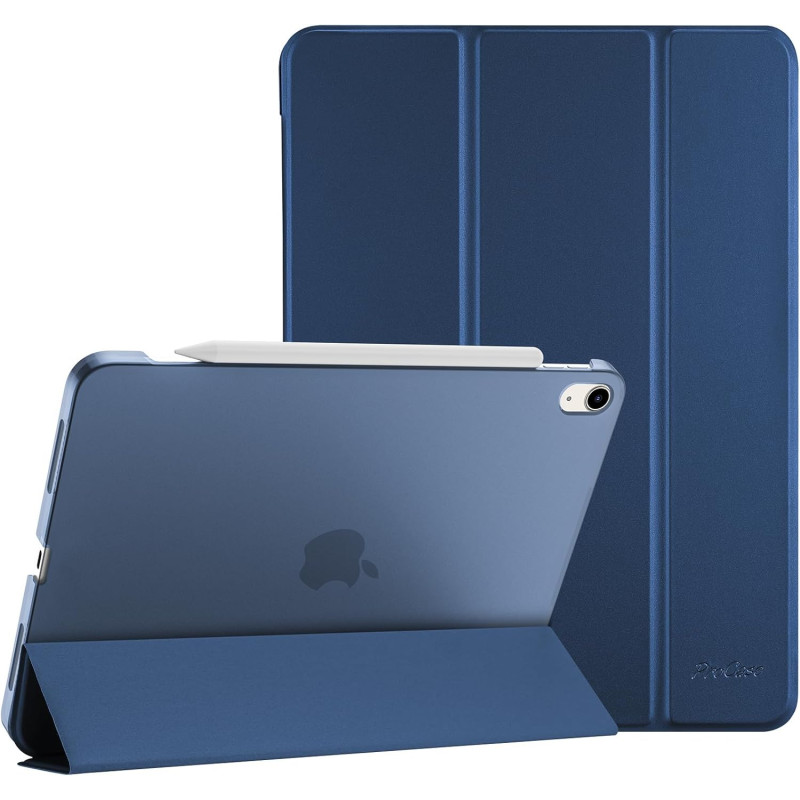 ProCase Coque pour iPad Air 11 Pouces (M3) 2025/(M2) 2024, Air 5ème 2022/4ème 2020 10.9 Pouces, Étui de Protection Anti-Chute, R