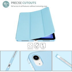 ProCase Coque pour iPad Air 11 Pouces (M3) 2025/(M2) 2024, Air 5ème 2022/4ème 2020 10.9 Pouces, Étui de Protection Anti-Chute, R