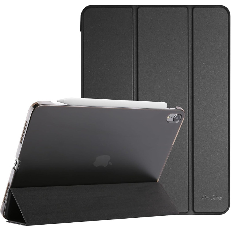 ProCase Coque pour iPad Air 11 Pouces (M3) 2025/(M2) 2024, Air 5ème 2022/4ème 2020 10.9 Pouces, Étui de Protection Anti-Chute, R