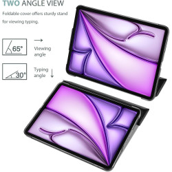 ProCase Coque pour iPad Air 11 Pouces (M3) 2025/(M2) 2024, Air 5ème 2022/4ème 2020 10.9 Pouces, Étui de Protection Anti-Chute, R