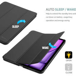 ProCase Coque pour iPad Air 11 Pouces (M3) 2025/(M2) 2024, Air 5ème 2022/4ème 2020 10.9 Pouces, Étui de Protection Anti-Chute, R
