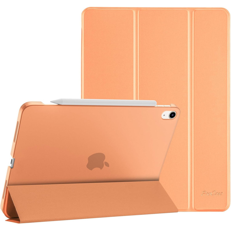 Procase coque pour ipad air 11 pouces (m3) 2025/(m2) 2024, air 5ème 2022/4ème 2020 10.9 pouces, étui de protection anti-chute, r
