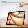Procase coque pour ipad air 11 pouces (m3) 2025/(m2) 2024, air 5ème 2022/4ème 2020 10.9 pouces, étui de protection anti-chute, r
