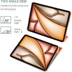 Procase coque pour ipad air 11 pouces (m3) 2025/(m2) 2024, air 5ème 2022/4ème 2020 10.9 pouces, étui de protection anti-chute, r