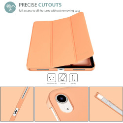 Procase coque pour ipad air 11 pouces (m3) 2025/(m2) 2024, air 5ème 2022/4ème 2020 10.9 pouces, étui de protection anti-chute, r