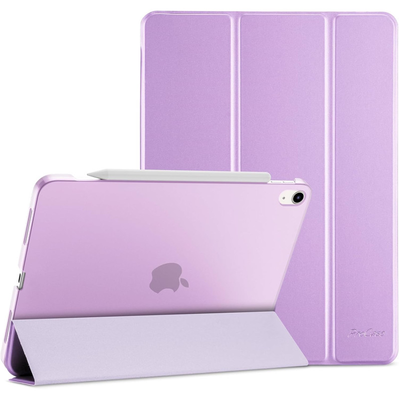 ProCase Coque pour iPad Air 11 Pouces (M3) 2025/(M2) 2024, Air 5ème 2022/4ème 2020 10.9 Pouces, Étui de Protection Anti-Chute, R