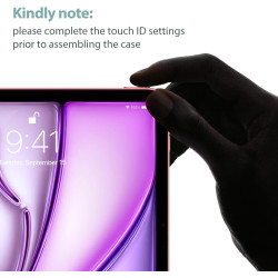 ProCase Coque pour iPad Air 11 Pouces (M3) 2025/(M2) 2024, Air 5ème 2022/4ème 2020 10.9 Pouces, Étui de Protection Anti-Chute, R