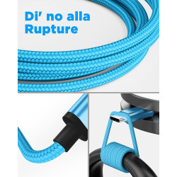 Cable USB C, [2M+1M/Lot de 2] Charge Rapide 3A Câble Chargeur Type C Tressé Cordon Cable USB A vers USB C pour Samsung Galaxy S2