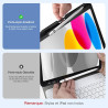 Vobafe Coque Clavier pour iPad A16 11/10 Ème Generation (11 Pouces 2025/10.9 Pouces 2022), Étui Keyboard 7 Couleurs Rétroéclairé