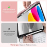 Vobafe Coque Clavier pour iPad A16 11/10 Ème Generation (11 Pouces 2025/10.9 Pouces 2022), Étui Keyboard 7 Couleurs Rétroéclairé