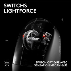 Logitech G PRO X SUPERLIGHT 2 SE, souris gaming sans fil, souris Pro-Grade 60 g avec 5 boutons programmables, capteur 44 000 DPI