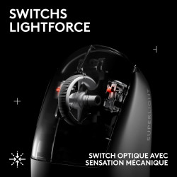 Logitech G PRO X SUPERLIGHT 2 SE, souris gaming sans fil, souris Pro-Grade 60 g avec 5 boutons programmables, capteur 44 000 DPI