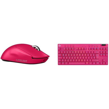Logitech G PRO X SUPERLIGHT 2 LIGHTSPEED souris gaming sans fil, recharge USB-C, PC et Mac + PRO X TKL LIGHTSPEED casque gaming 