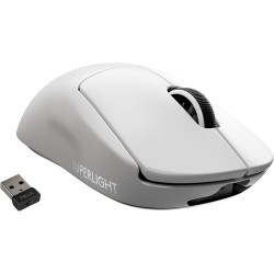 Logitech G PRO X SUPERLIGHT Souris Gaming sans Fil, Capteur Gaming HERO 25K, 25 600 PPP, Ultra-Léger avec 63g, 5 Boutons Program
