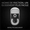 Logitech G PRO X SUPERLIGHT Souris Gaming sans Fil, Capteur Gaming HERO 25K, 25 600 PPP, Ultra-Léger avec 63g, 5 Boutons Program
