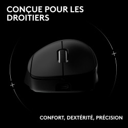 Logitech G PRO X SUPERLIGHT 2 DEX, souris de gaming sans fil, 60g souris Pro-Grade pour droitier, 5 boutons programmables, recha