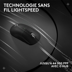 Logitech g pro x superlight 2 wireless gaming mouse, 60 g pro-grade mouse with 5 programmable buttons, 44k dpi sensor, 8 khz rep