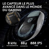 Logitech G PRO X SUPERLIGHT 2 DEX, souris de gaming sans fil, 60g souris Pro-Grade pour droitier, 5 boutons programmables, recha